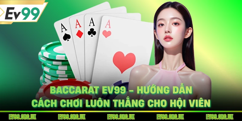 Baccarat EV99 - Hướng Dẫn Cách Chơi Luôn Thắng Cho Hội Viên